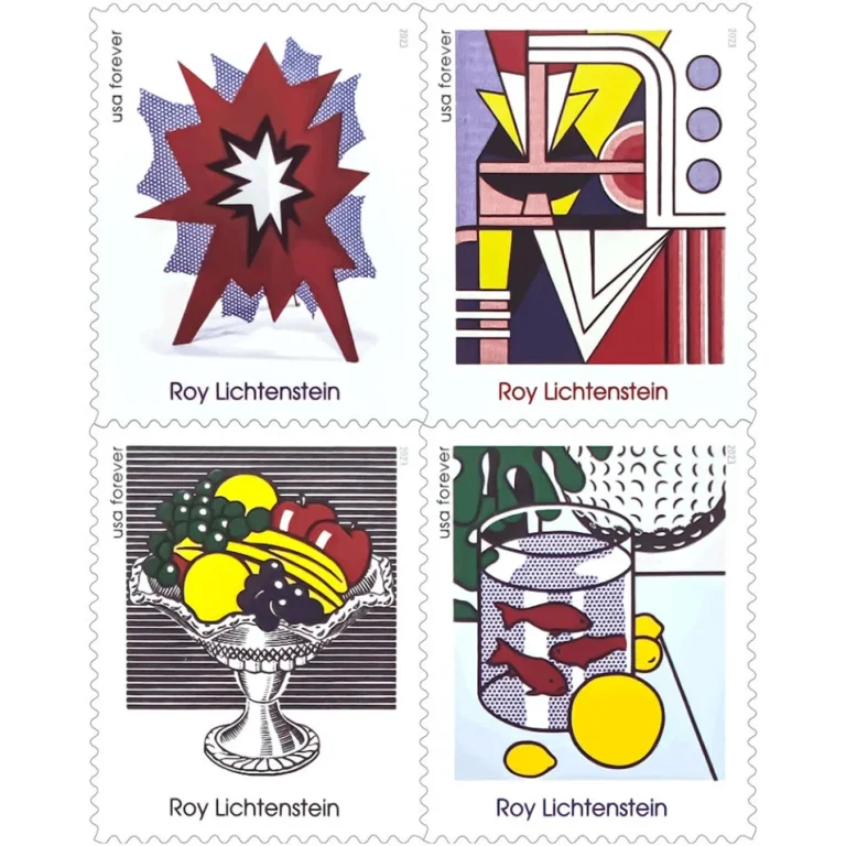 Roy Lichtenstein – 100 stamps