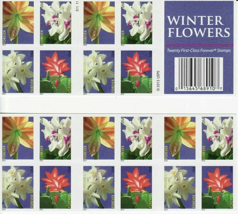 Winter Flowers – 100 stamps