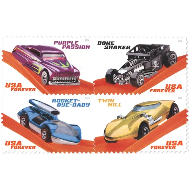 Hot Wheels – 100 stamps