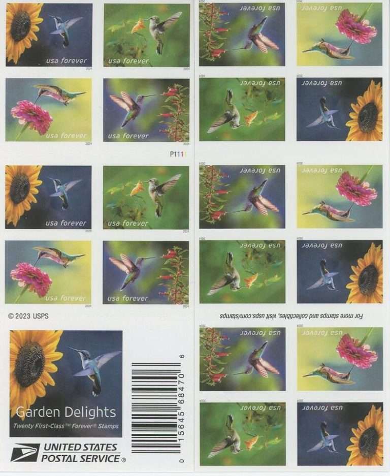 Garden Delight 2024 Stamps – 100 stamps