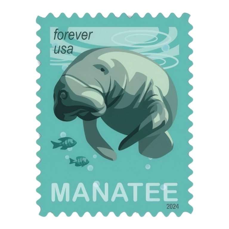 Save the Manatees 2024 Stamps – 100 stamps