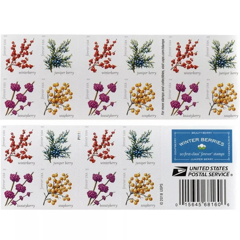 Winter Berries – 100 stamps
