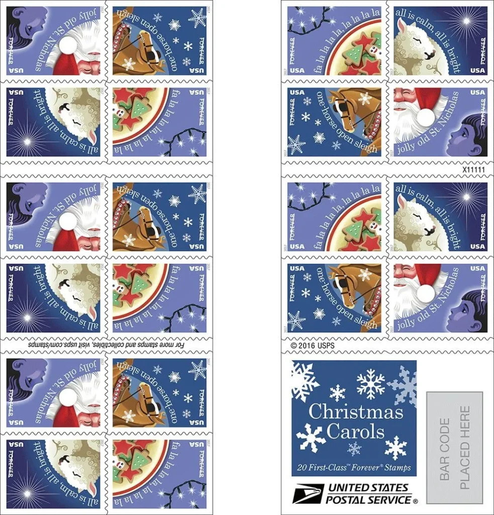Christmas Carols – 100 stamps