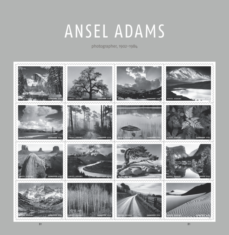 2024 Ansel Adams Stamps – 80 stamps