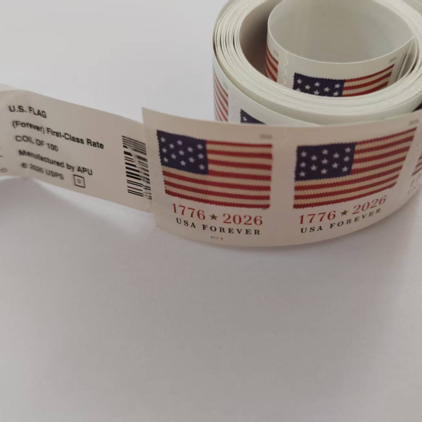 2026 U.S. Flag Forever Stamps – 100 Stamps (Coil)