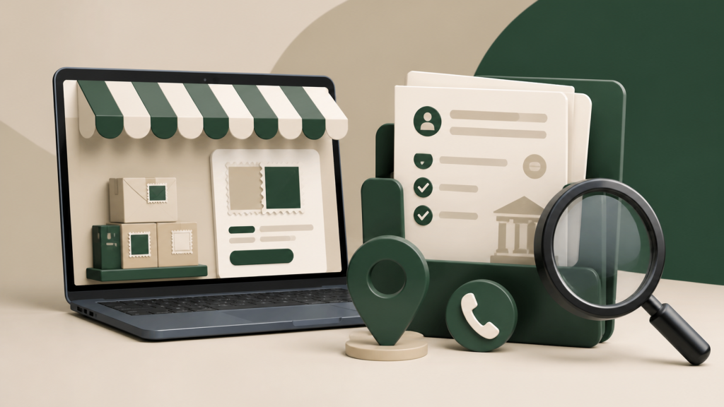 Business identity evidence for StampsForever.co review