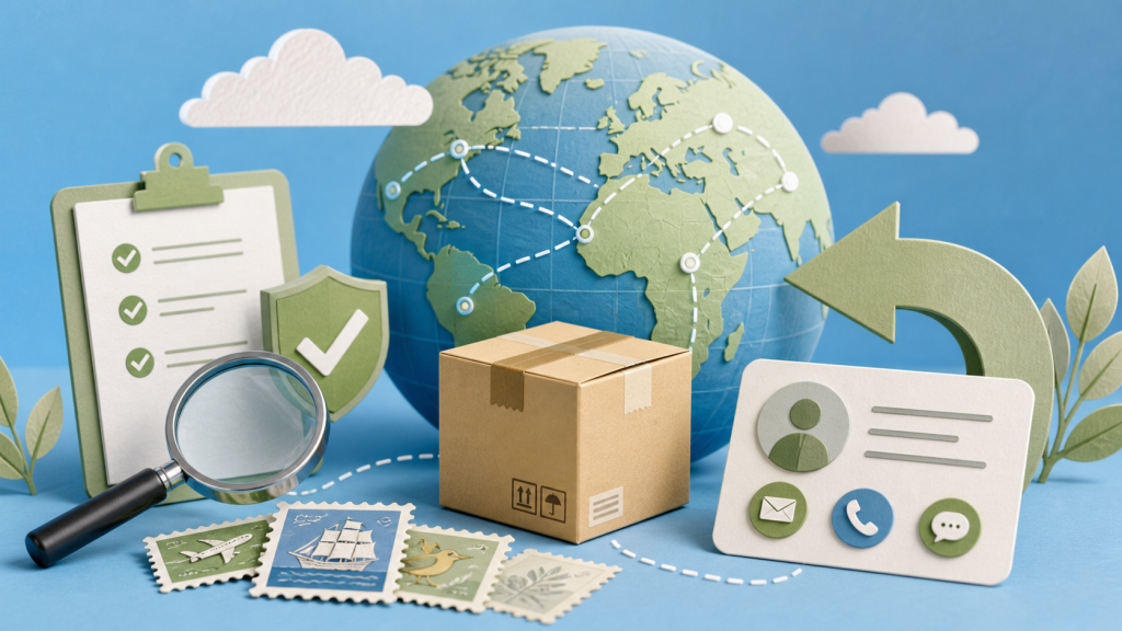 Shipping return and identity evidence for UStamps.net review